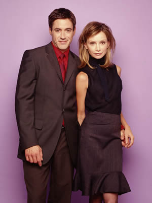 Robert Downey Jr and Calista Flockhart